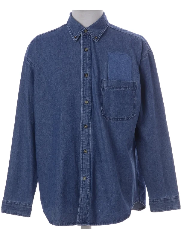 Weekend Bargains to Indulge In Label Callum Denim Double Pocket Shirt