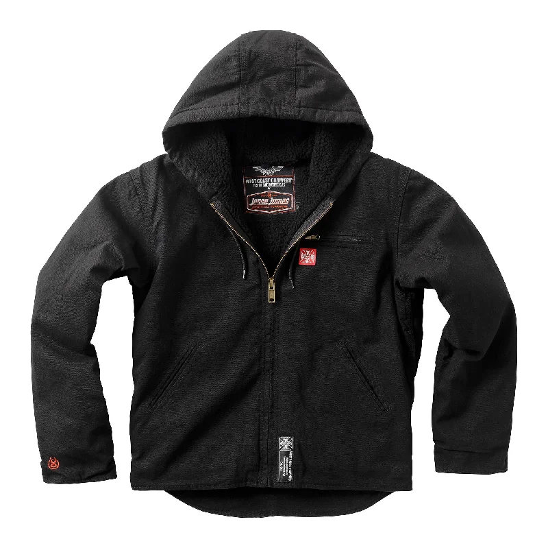 Deal of the Day WCC SHERPA LINED HEAVY DUTY WORK JACKET - BLACK