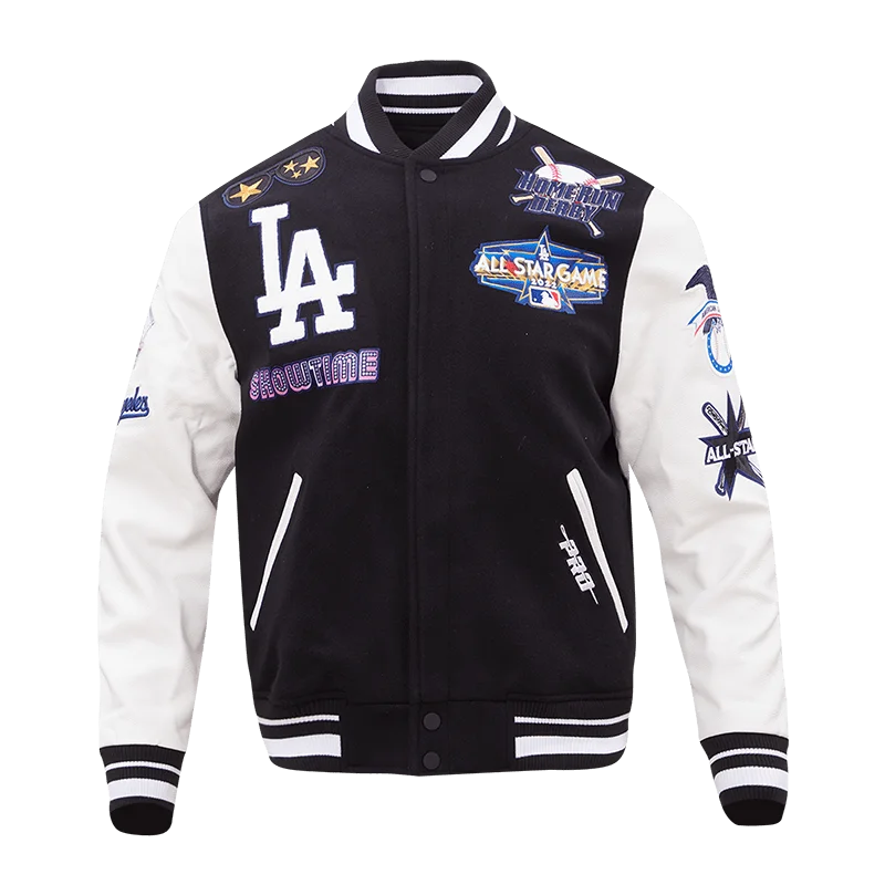 Weekend Discounts to Relish MLB LOS ANGELES DODGERS ALL STAR MEN'S VARSITY JACKET (BLACK/WHITE) Weekend Discounts to Relish MLB LOS ANGELES DODGERS ALL STAR MEN'S VARSITY JACKET (BLACK/WHITE)