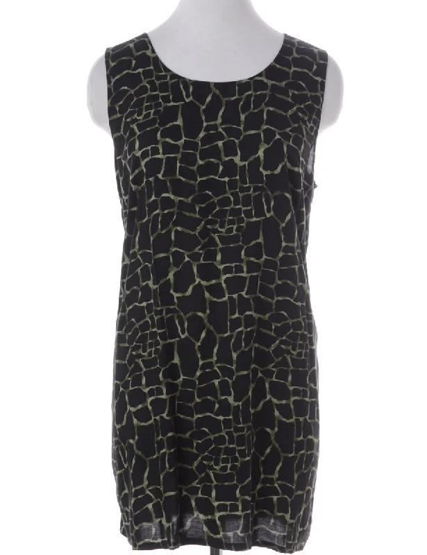 Quick Sale Label Animal Print Short Dress