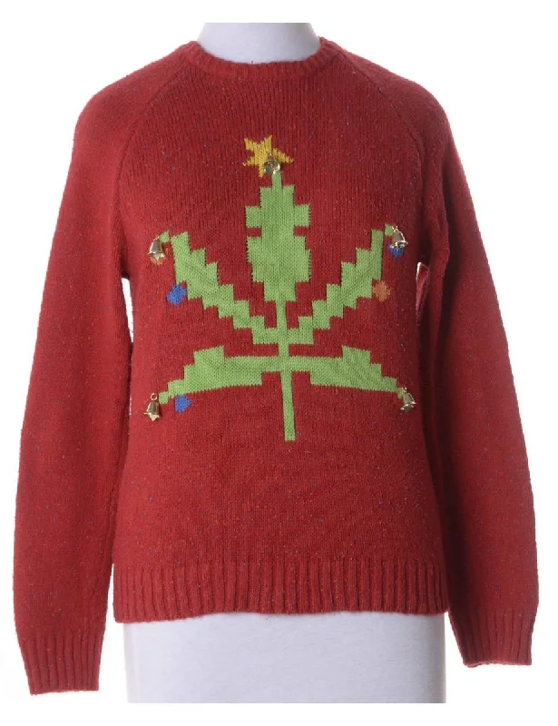 Price Smash Label Christmas Jumper With Bells