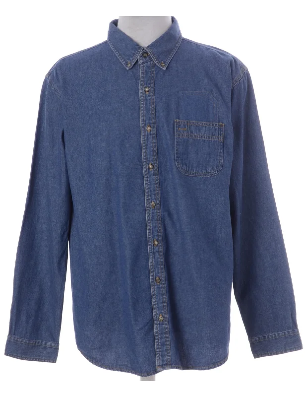 Bargain Prices Label Callum Denim Double Pocket Shirt