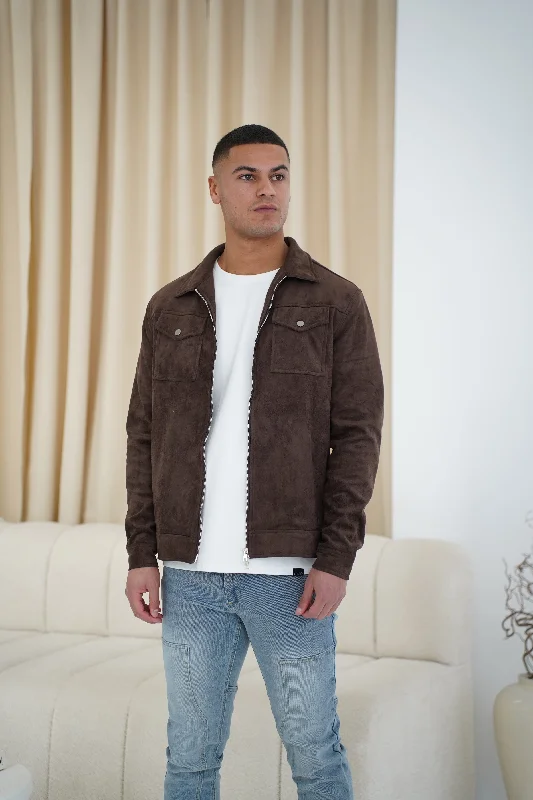 Limited Quantity Capo SUEDE Jacket - Brown