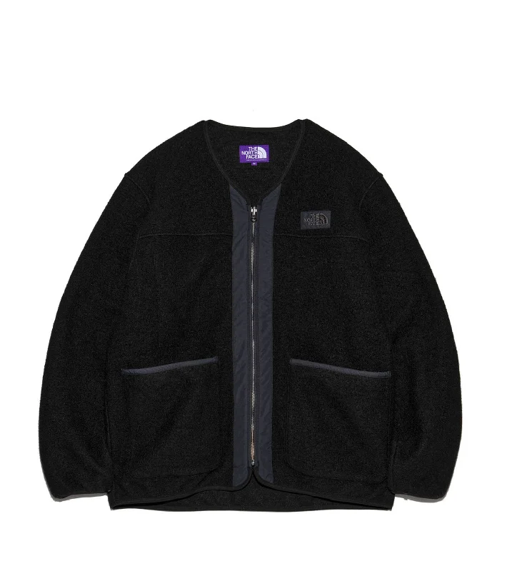 Seasonal Clearance PLAS Wool Fleece Field Cardigan