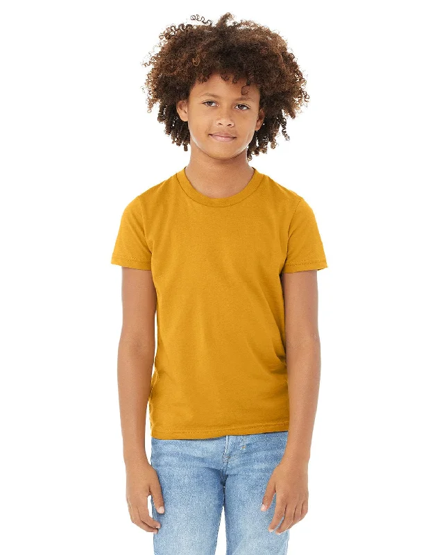 Great Bargains Bella+Canvas Youth Short Sleeve T-Shirt | Mustard