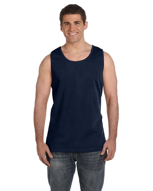 Price Drop Comfort Colors Garment-Dyed Tank | True Navy