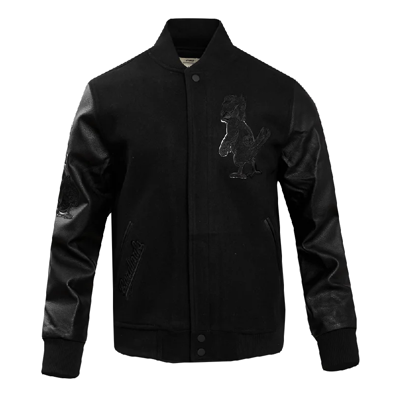 Sale Alert MLB ST. LOUIS CARDINALS TRIPLE BLACK WOOL MEN'S VARSITY JACKET (TRIPLE BLACK)