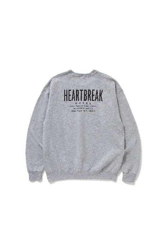 Limited Stock L/S PRINTED C-NECK SWEAT "HAWKE"