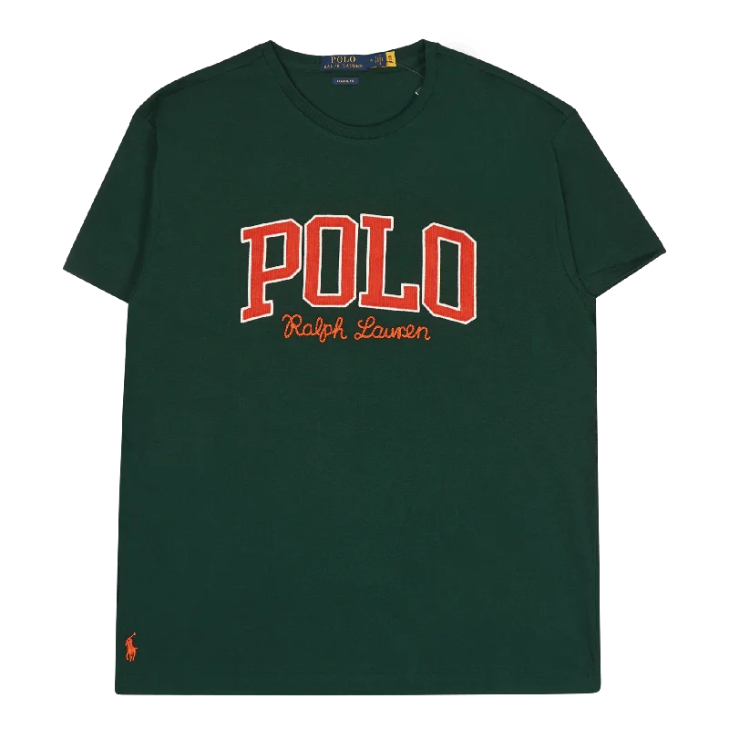Huge Savings Classic Fit Logo Jersey T-Shirt College Green